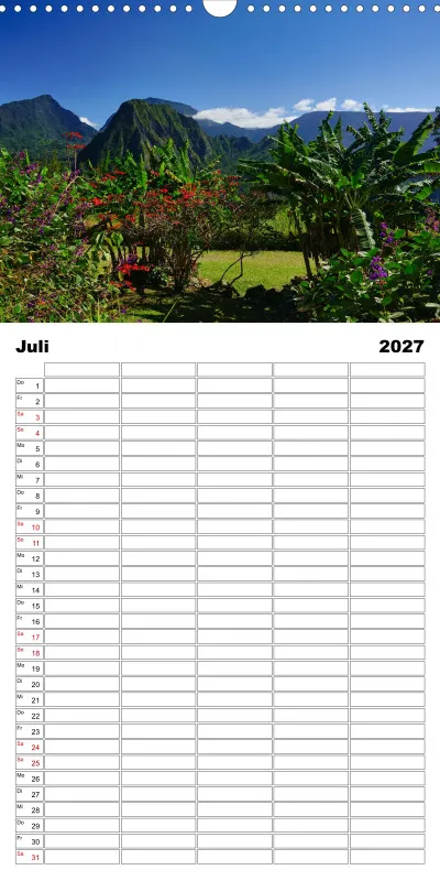La Reunion - Familienplaner 2027