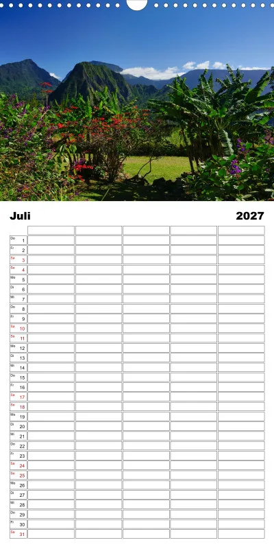 La Reunion - Familienplaner 2027
