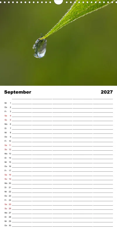 Die Natur im Blick - Familienplaner 2027