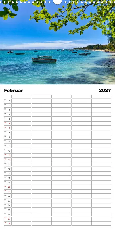 Mauritius - Familienplaner 2027