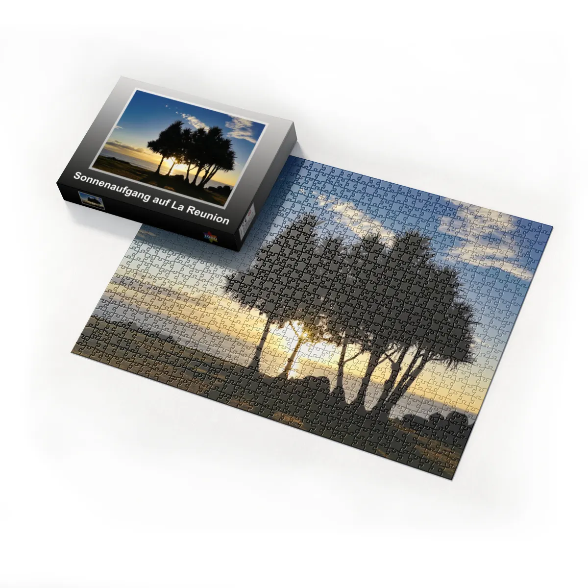 Sonnenaufgang auf La Reunion - Puzzle 1000 Teile