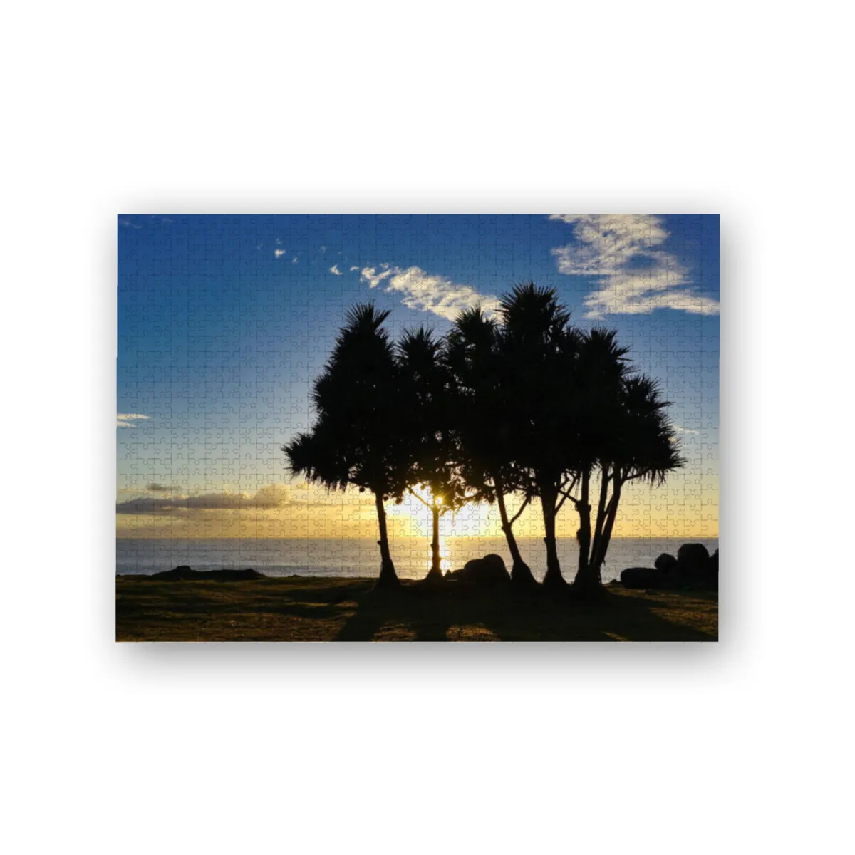 Sonnenaufgang auf La Reunion - Puzzle 1000 Teile