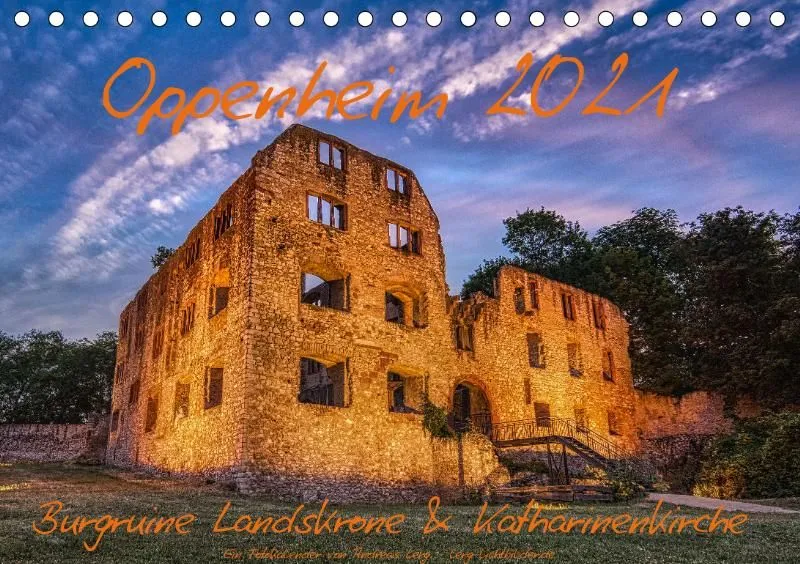 Tischkalender Oppenheim 2021 A5-Format