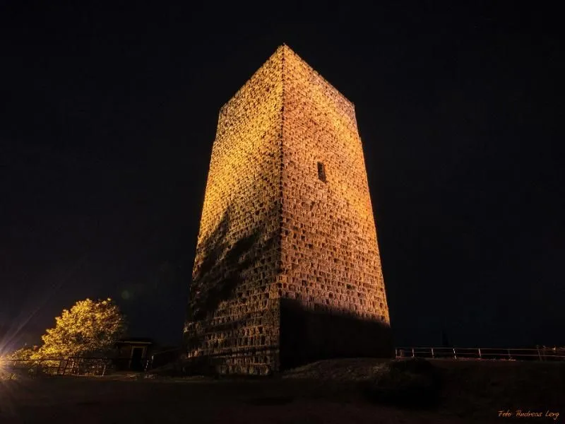 Leinwanddruck Schlossturm in Schwabsburg