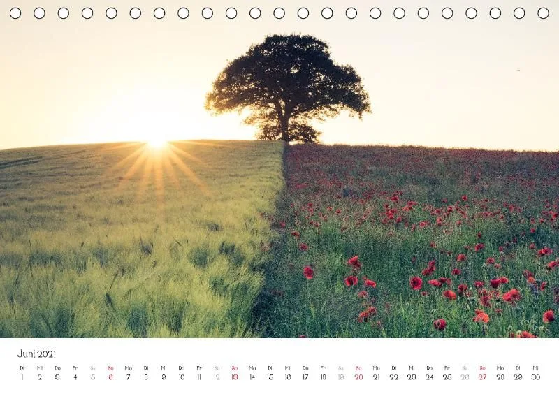 Landschaften 2021 Tischkalender