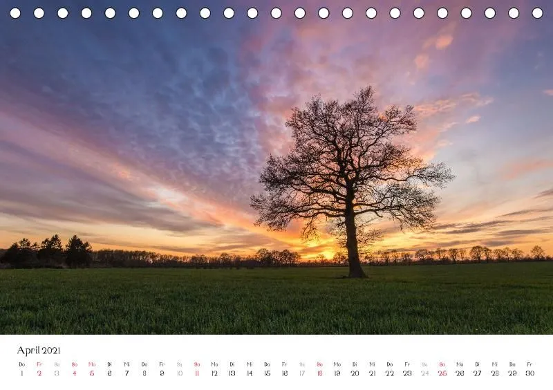 Landschaften 2021 Tischkalender