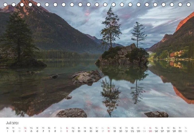 Landschaften 2021 Tischkalender