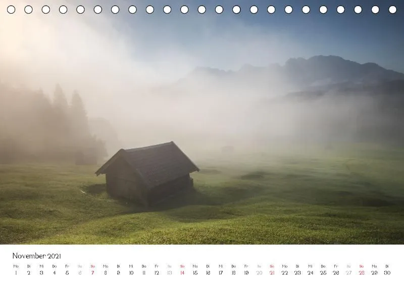 Landschaften 2021 Tischkalender