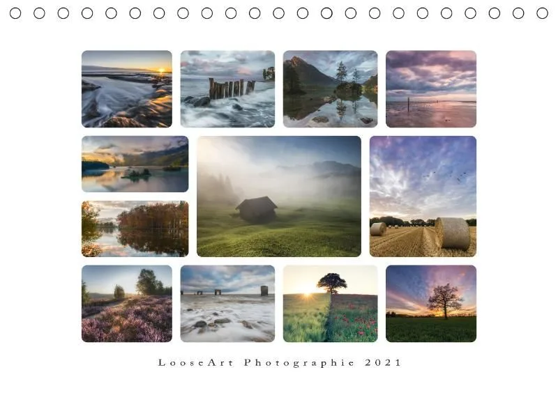 Landschaften 2021 Tischkalender