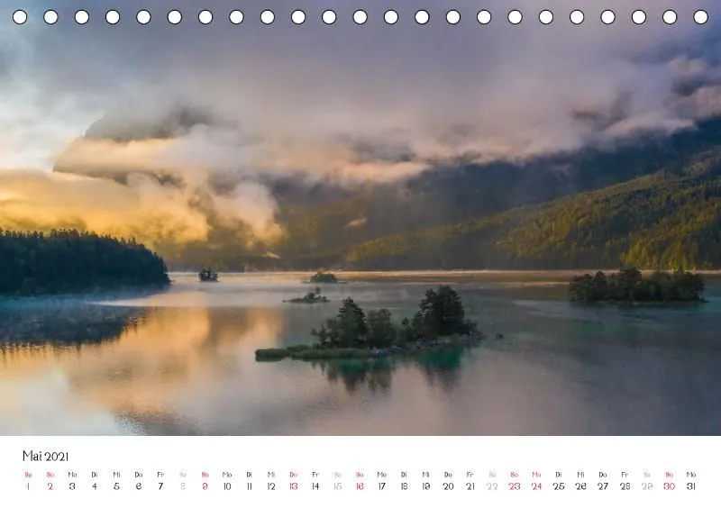 Landschaften 2021 Tischkalender