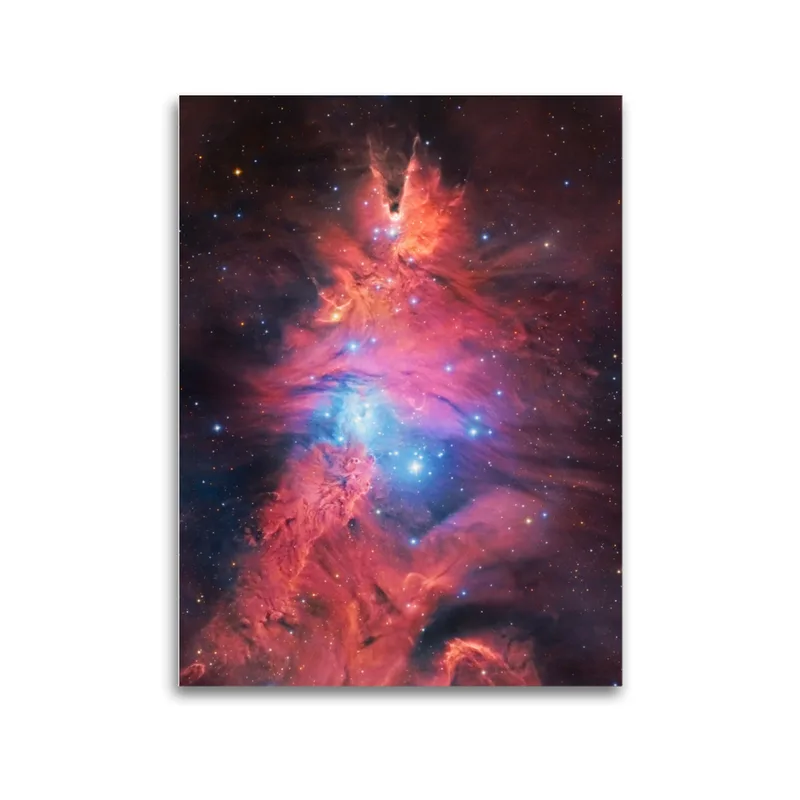 Leinwand: Chrëschtbam Niwwel 80x60cm