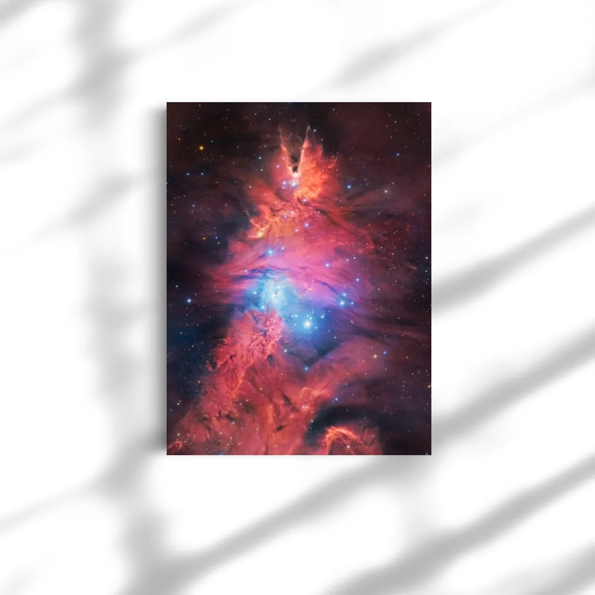 Leinwand: Chrëschtbam Niwwel 80x60cm