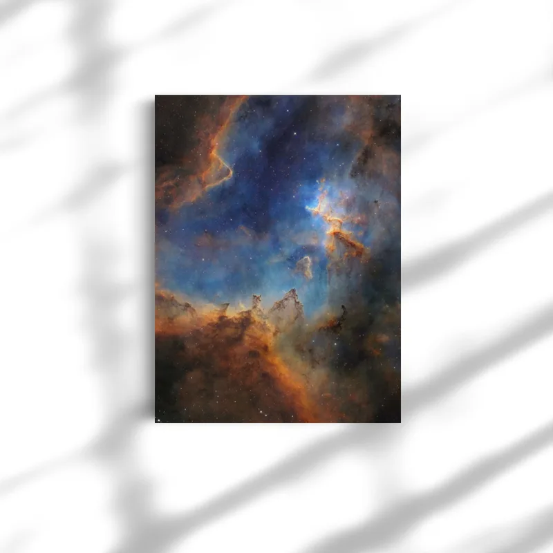 Leinwand: Häerz Niwwel 80x60cm