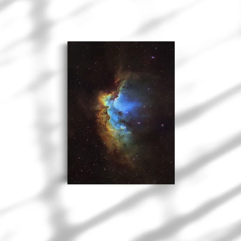 Leinwand: Zauberer Niwwel 80x60cm