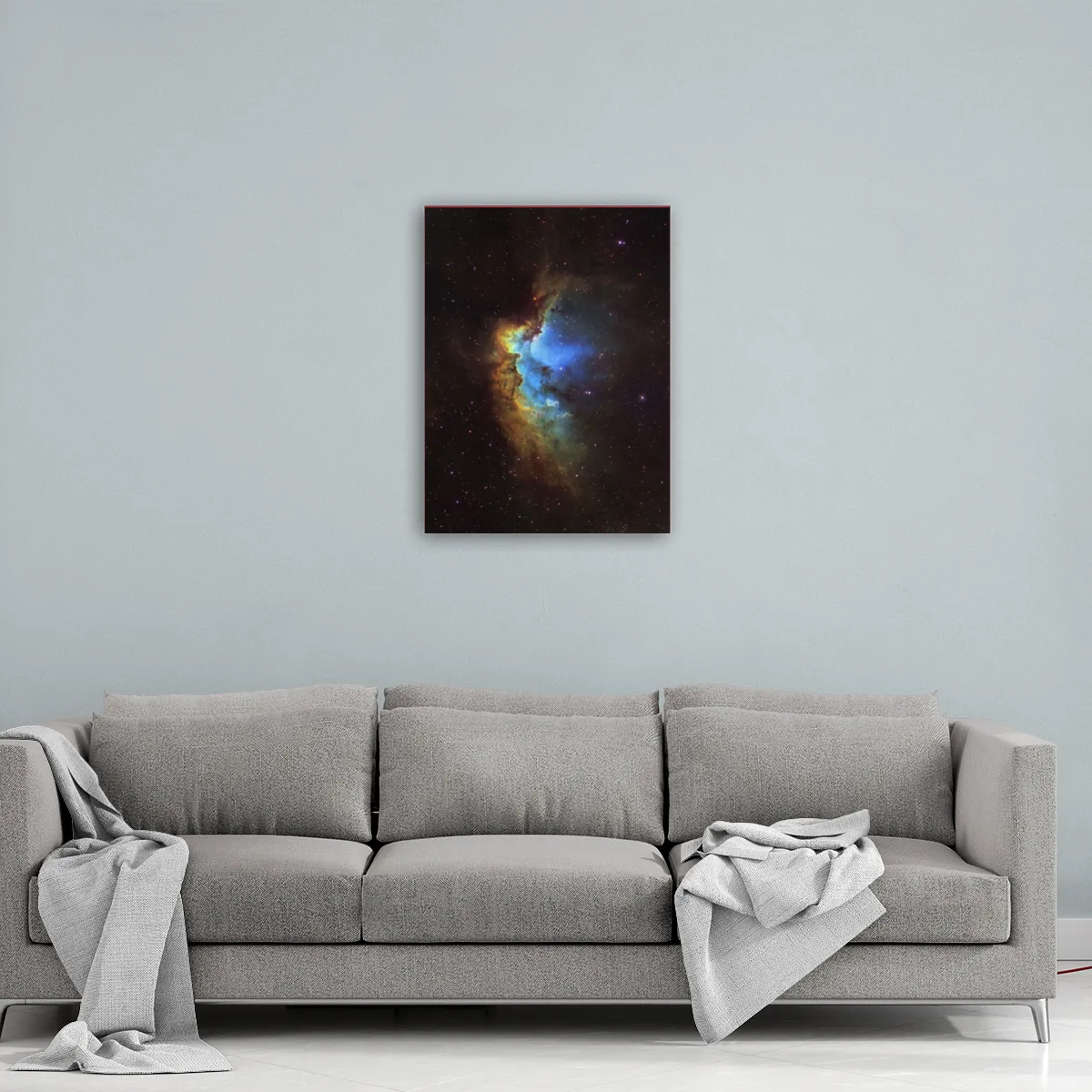 Leinwand: Zauberer Niwwel 80x60cm