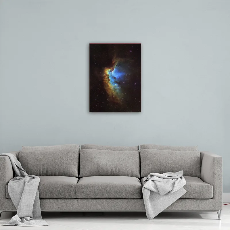 Leinwand: Zauberer Niwwel 80x60cm