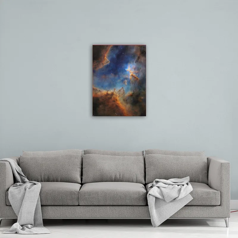 Leinwand: Häerz Niwwel 80x60cm