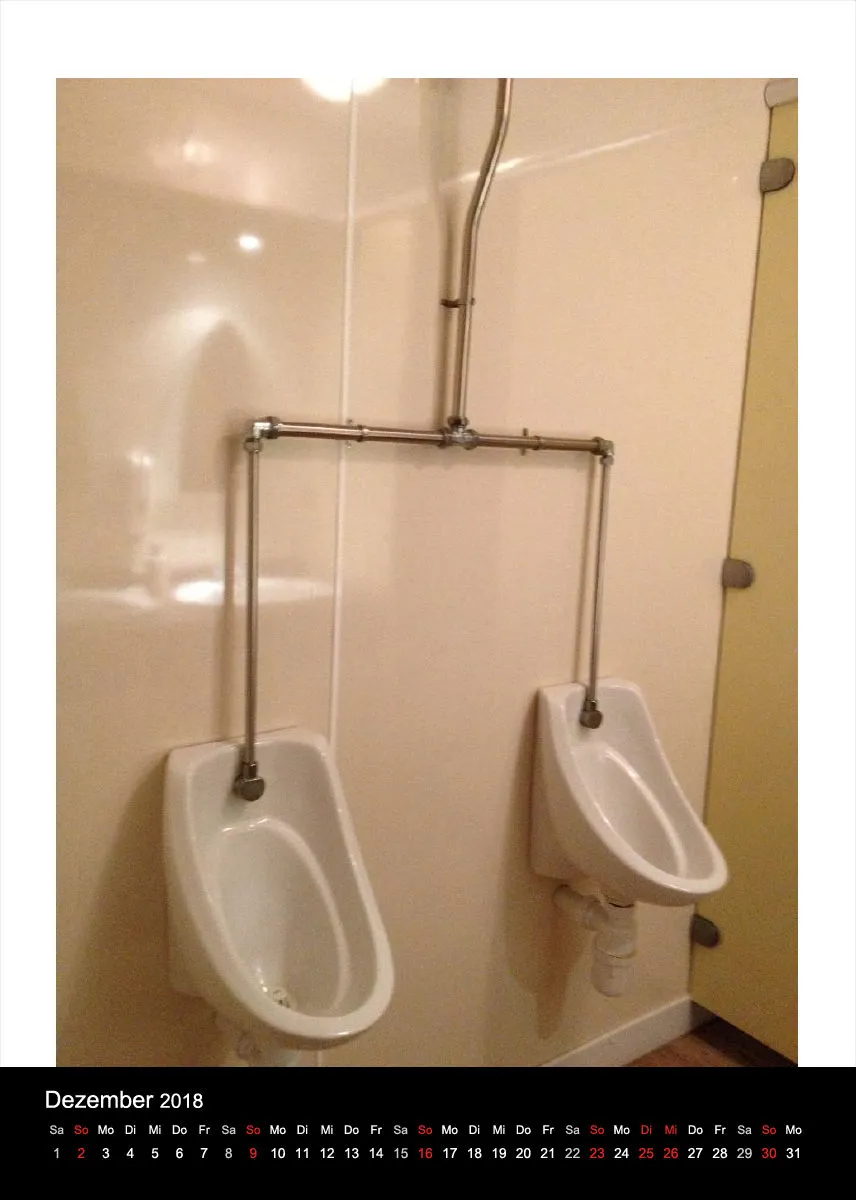 Schottische Urinale 2018