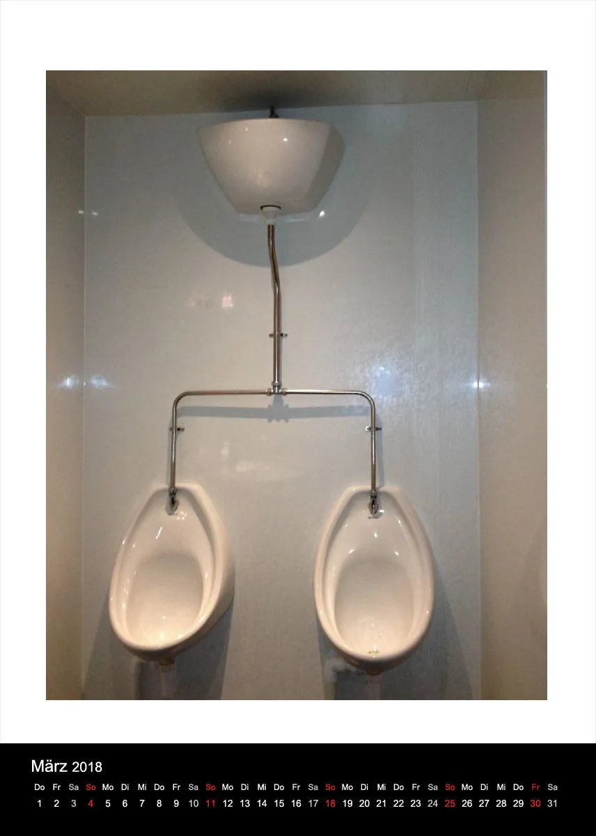 Schottische Urinale 2018