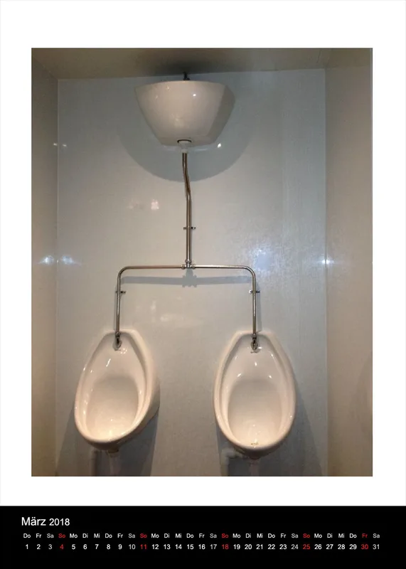 Schottische Urinale 2018