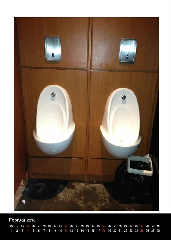 Schottische Urinale 2018