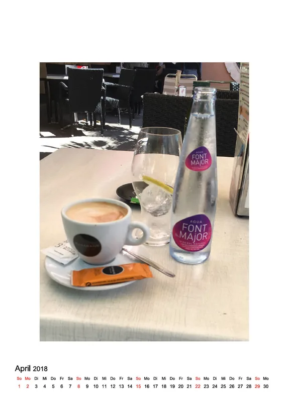 Mineralwasser Kalender Mallorca 2018