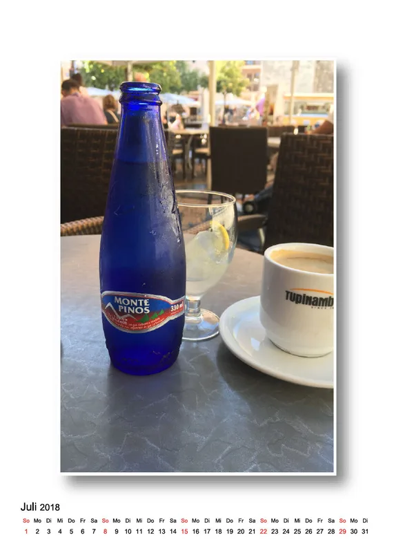 Mineralwasser Kalender Mallorca 2018