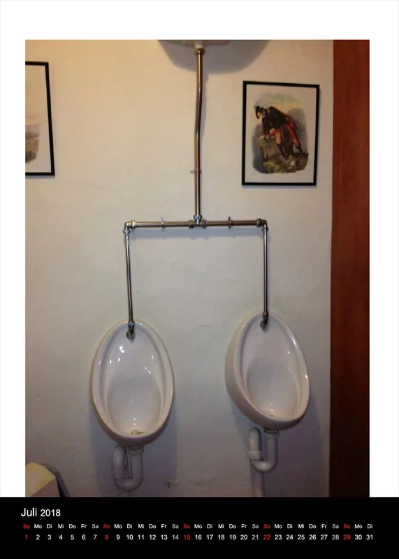 Schottische Urinale 2018