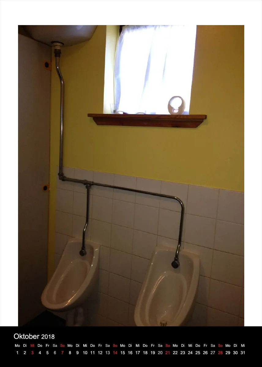 Schottische Urinale 2018