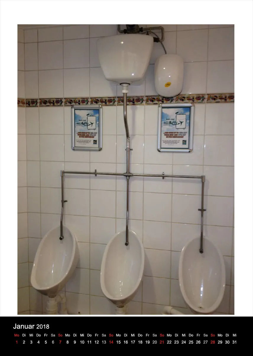 Schottische Urinale 2018