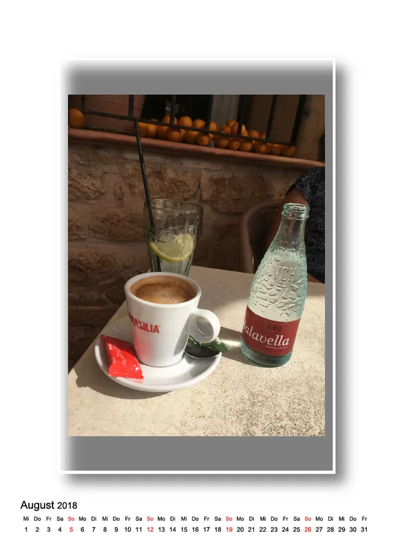Mineralwasser Kalender Mallorca 2018