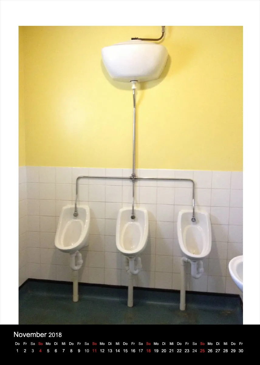 Schottische Urinale 2018