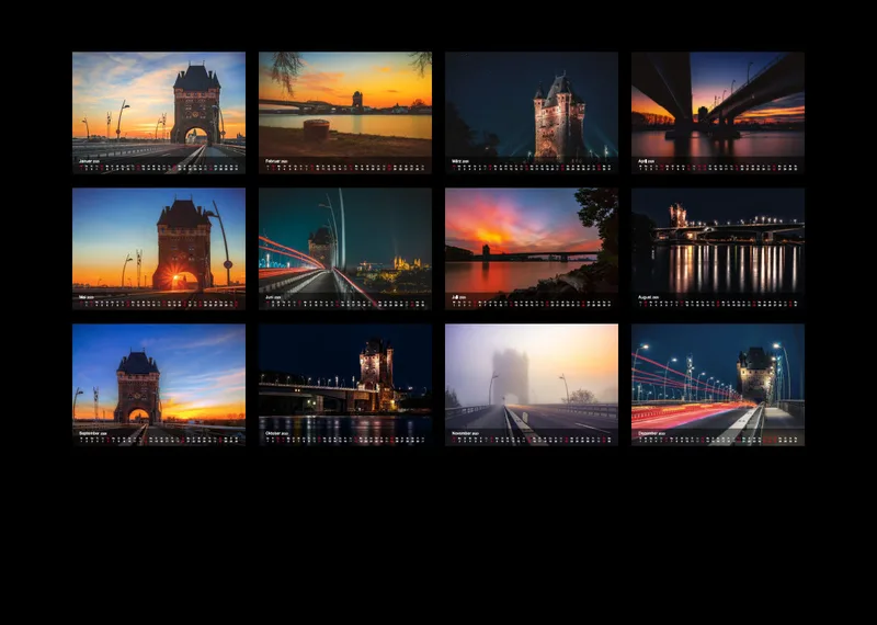 Brückenturmkalender 2020 A4