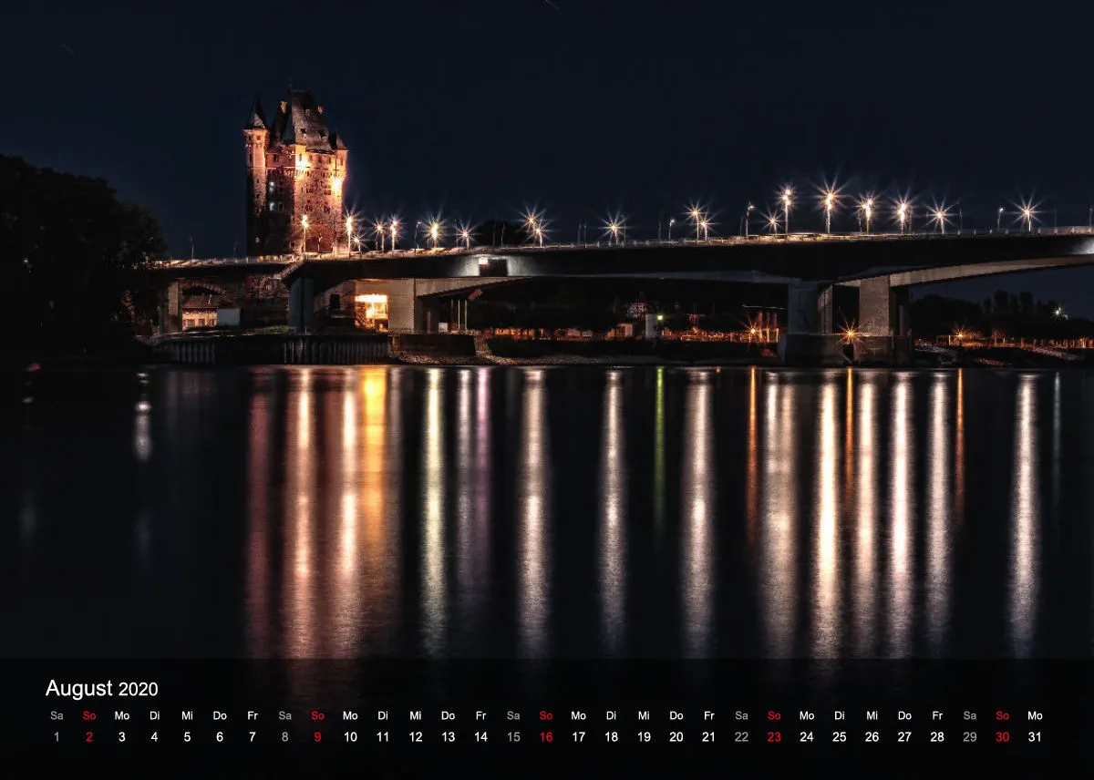 Brückenturmkalender 2020 A5 Tischkalender