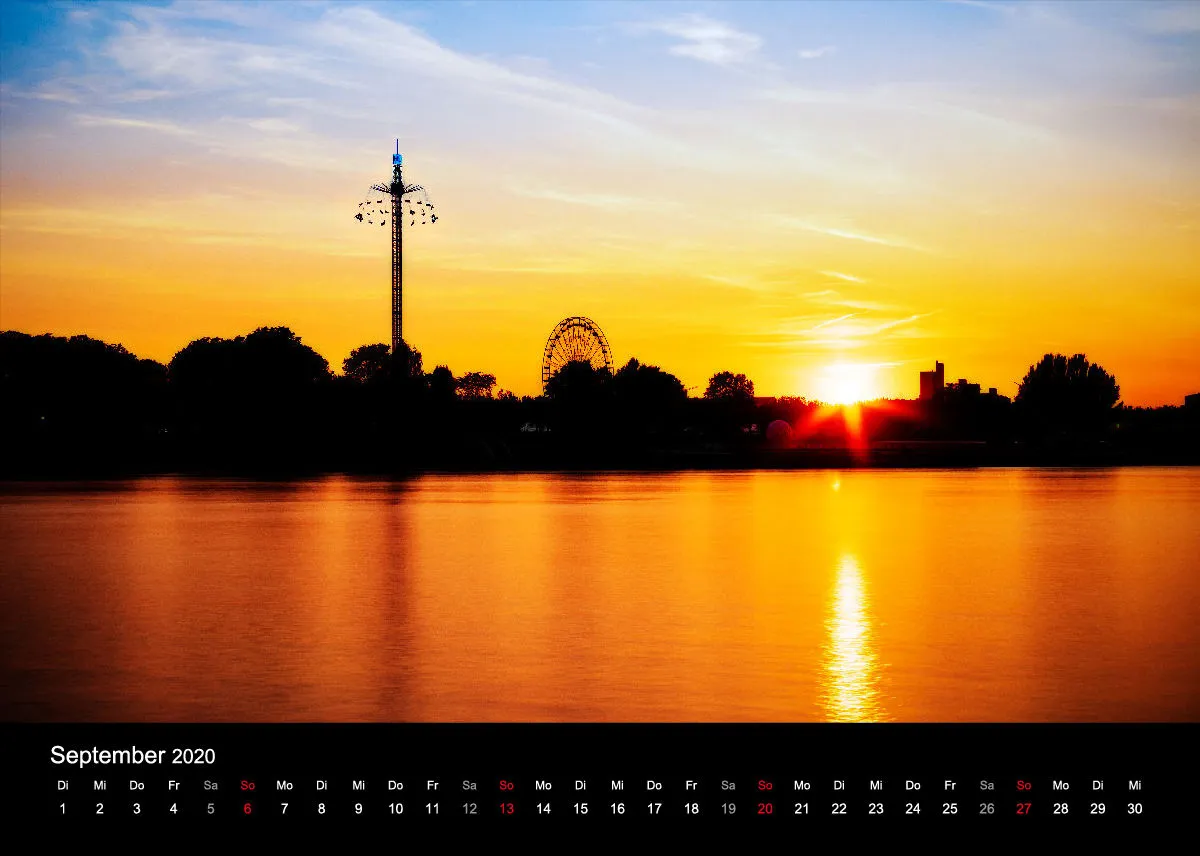 Gegen die Sonne 2020 A5 Tischkalender
