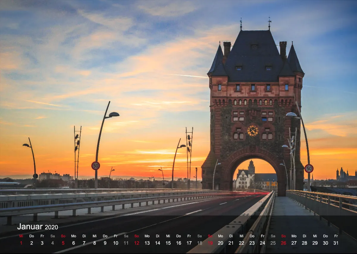 Brückenturmkalender 2020 A3