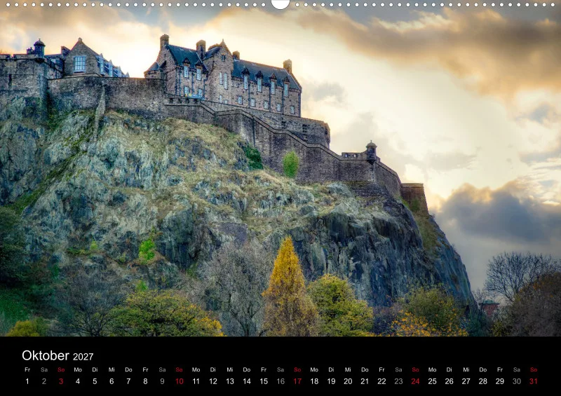 Fotokalender (A2) / Edinburgh 2027