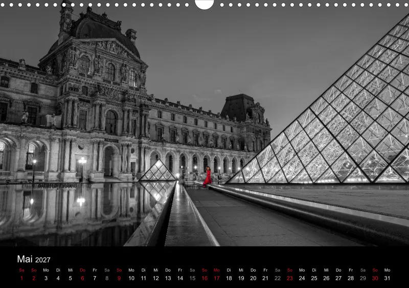 Fotokalender (A3) / Paris - Stadt der Liebe 2027