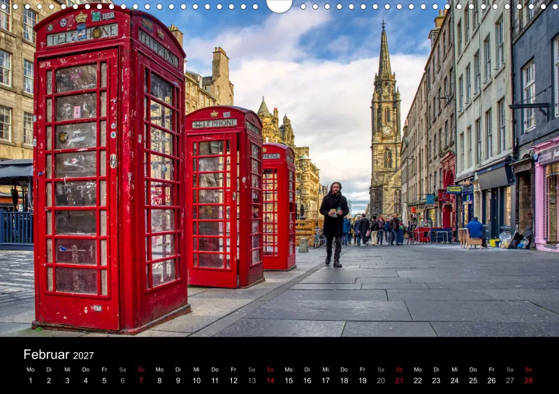 Fotokalender (A3) / Edinburgh 2027