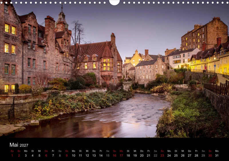 Fotokalender (A3) / Edinburgh 2027
