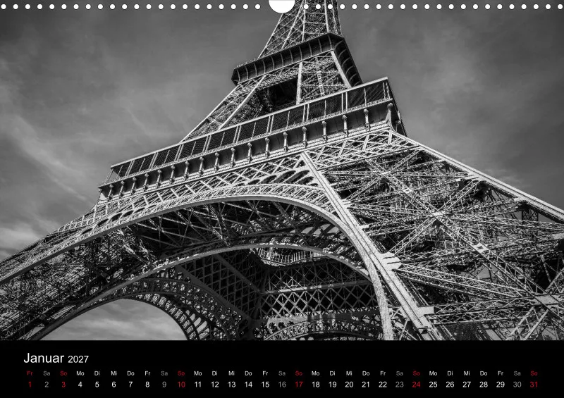 Fotokalender (A3) / Paris - Stadt der Liebe 2027
