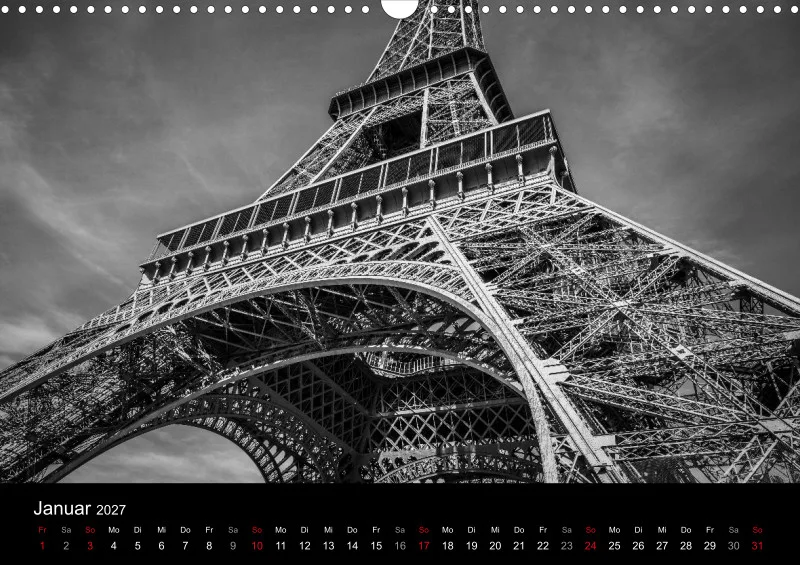 Fotokalender (A3) / Paris - Stadt der Liebe 2027
