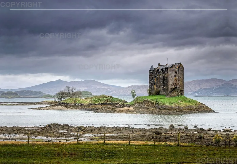 Foto-Leinwand (45x30cm) / Castle Stalker