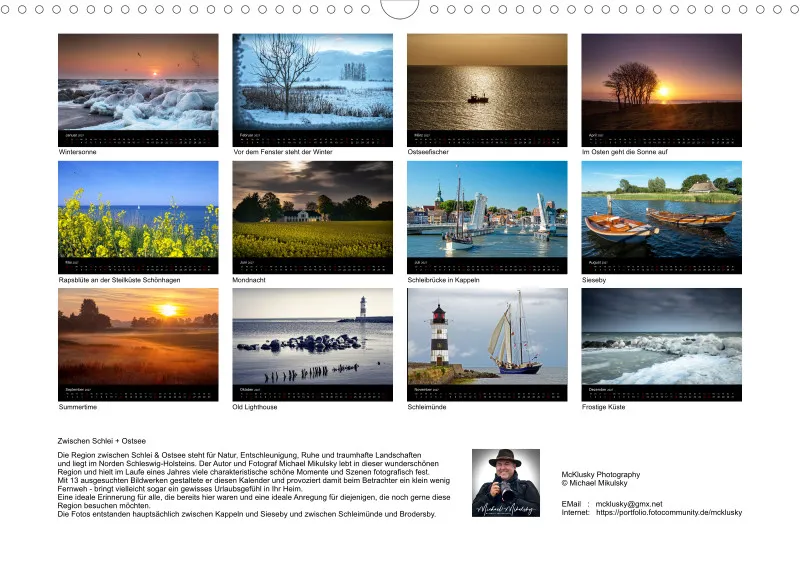 Fotokalender / A3 Zwischen Schlei + Ostsee 2027