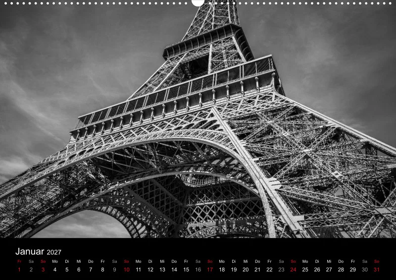 Fotokalender (A2) / Paris - Stadt der Liebe 2027