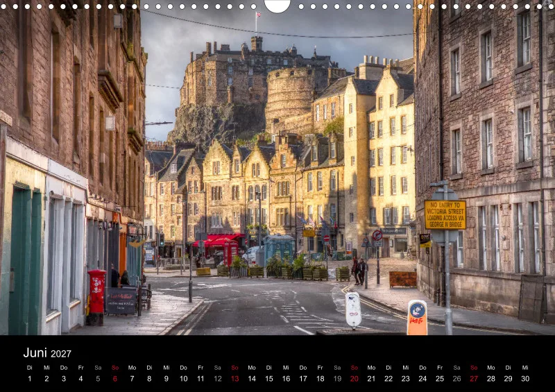 Fotokalender (A3) / Edinburgh 2027