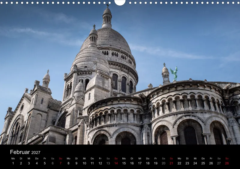 Fotokalender (A3) / Paris - Stadt der Liebe 2027