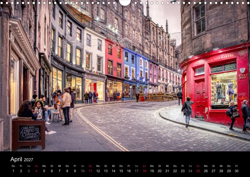 Fotokalender (A3) / Edinburgh 2027