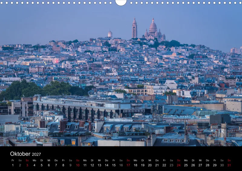 Fotokalender (A3) / Paris - Stadt der Liebe 2027