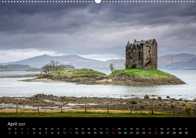 Fotokalender (A2) / Schottland 2027